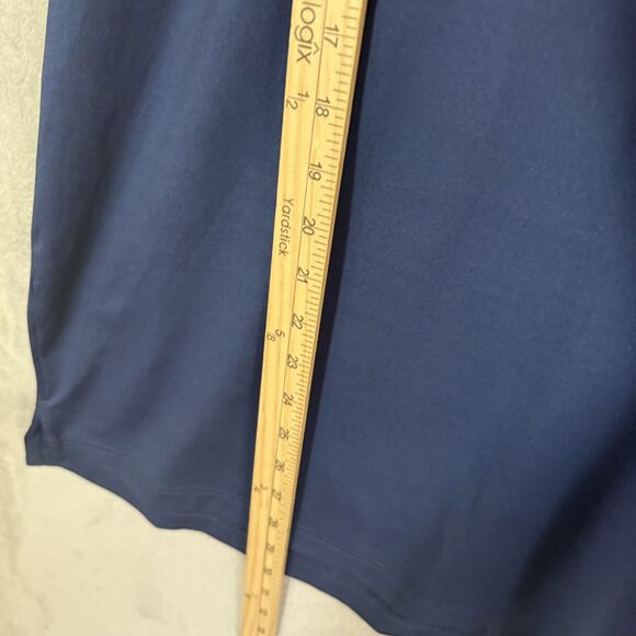 Chubbies Polo Shirt Men XL Navy Blue Out Of The Blue Performance American Flag - Picture 7 of 8